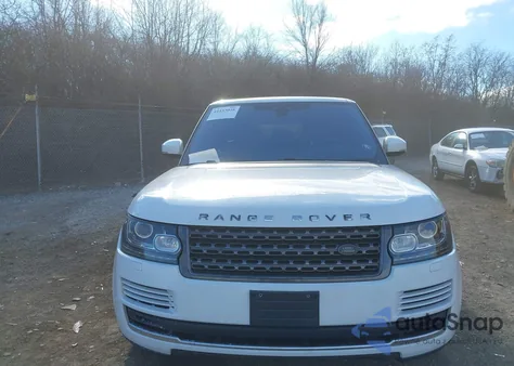 2017 Land Rover Range Rover 3.0L V6 Turbocharged Diesel Td6 z USA, uszkodzony, nr VIN SALGR2FK7HA355089